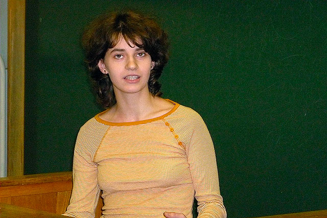 студентка Евгения Патаракина